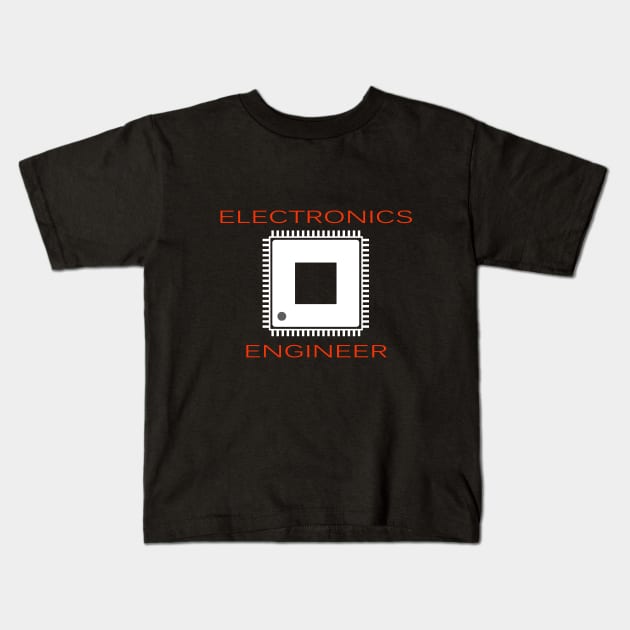 electronics engineer, electronics engineering Kids T-Shirt by PrisDesign99